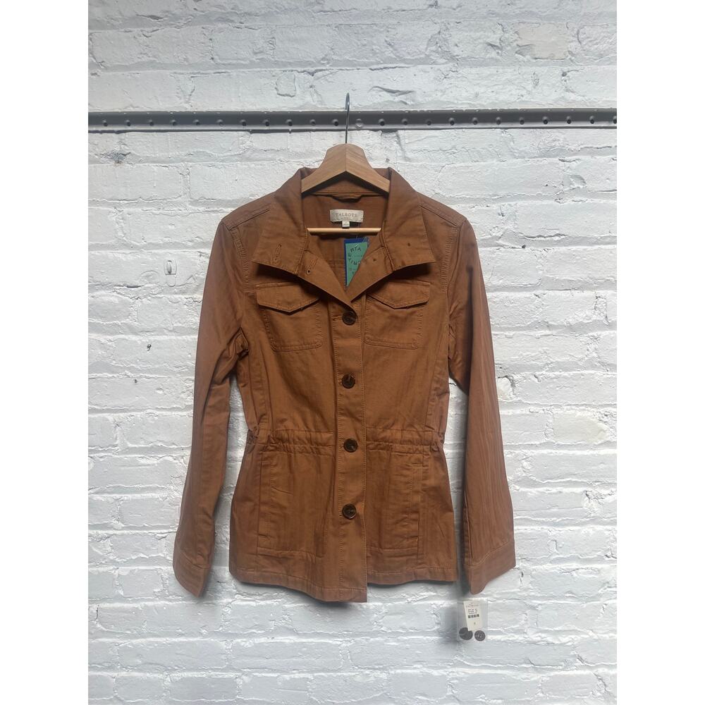 Y2K Talbots Tan Shacket Size S NWT NWT - image 6